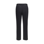 Black Wool Oves Aries Casual Pants