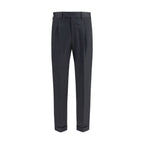 Gray Wool Oves Aries Casual Pants