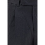 Gray Wool Oves Aries Casual Pants