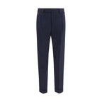 Blue Wool Oves Aries Casual Pants