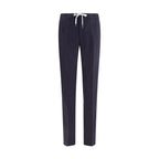 Blue Wool Oves Aries Casual Pants