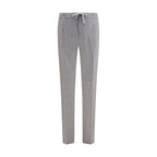 Gray Wool Oves Aries Casual Pants