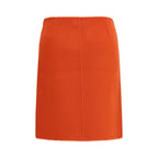 Multicolor Wool Oves Aries Mini Skirt