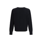 Black Cotton Sweatshirt