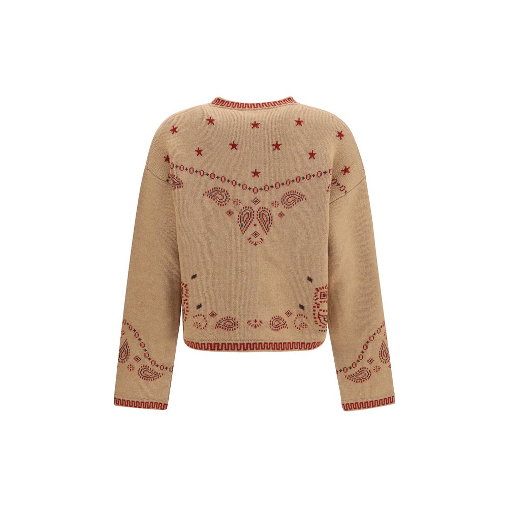 Brown Wool Oves Aries Full-Length Jacket