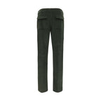 Bicolor Cotton Casual Pants