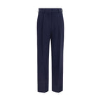 Blue Wool Oves Aries Pants