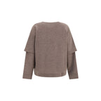Brown Wool Oves Aries Sweatshirt