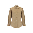 Beige Denim Shirt