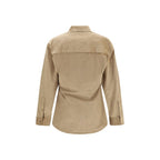 Beige Denim Shirt