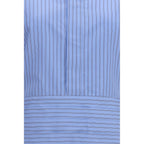 Blue Cotton Pattern Shirt