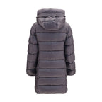 Gray Goose Down Full-Length Jacket
