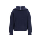 Blue Cashmere Polo Shirt