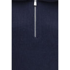 Blue Cashmere Polo Shirt