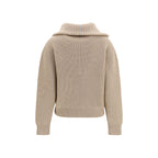 Beige Cashmere Polo Shirt