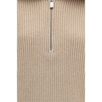 Beige Cashmere Polo Shirt