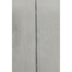 White Polyester Full-Length Jacket
