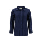 Blue Polyester Shirt