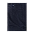 Blue Cotton Chino Pants