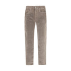 Brown Cotton Pants