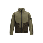 Bicolor Cotton Shell Jacket