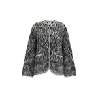 Gray Alpaca Vicugna Pacos Cardigan