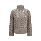 Beige Wool Oves Aries Turtleneck