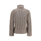 Beige Wool Oves Aries Turtleneck