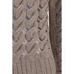 Beige Wool Oves Aries Turtleneck