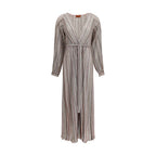 Multicolor Viscose Long Dress