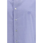 Blue Cotton Dress Shirt