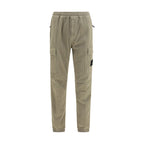 Bicolor Cotton Cargo Pants