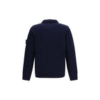 Blue Cotton Cardigan