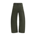 Bicolor Cotton Relaxed Fit Jeans