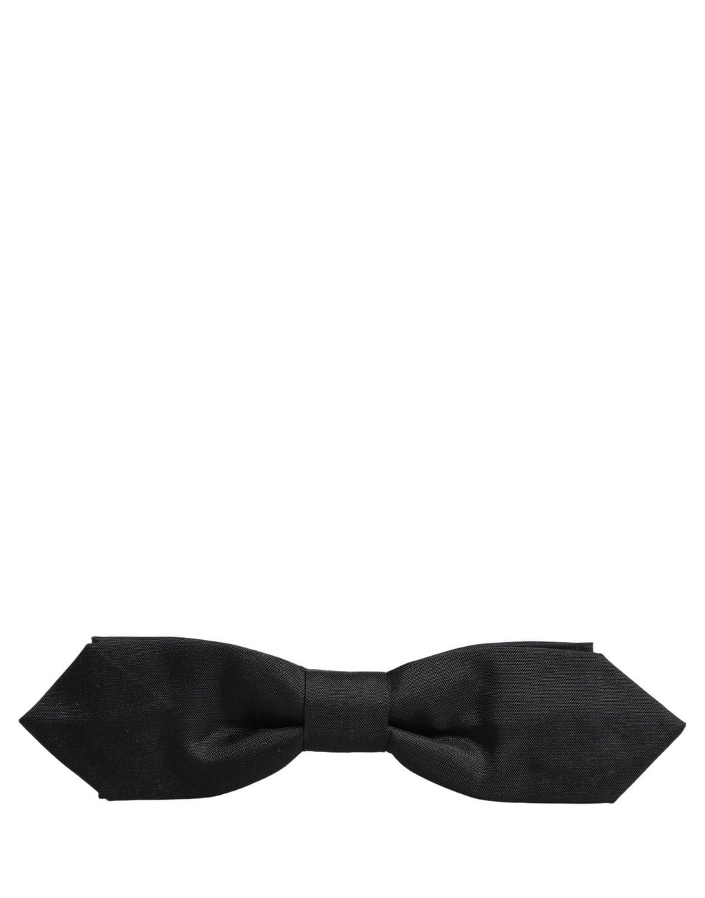 Men Black Polyester Adjustable Neck Papillon Bow Tie