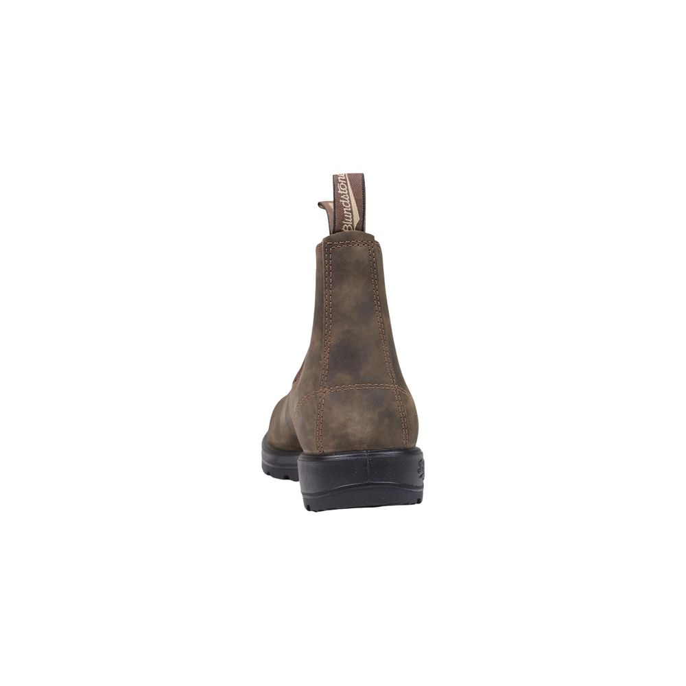 Brown Leather Ankle Boots