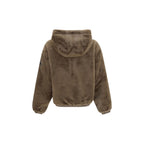 Brown Faux Fur Sweatshirt