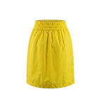 Yellow Polyamide Women Skirt
