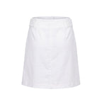 White Viscose Women Skirt