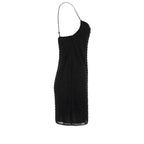 Black Polyester Women Tank