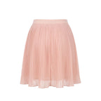 Pink Polyester Women Skirt