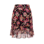 Pink Polyester Women Skirt