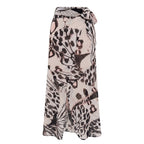 Pink Polyester Women Skirt