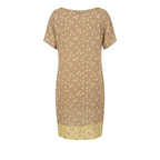 Beige Viscose Women Dress