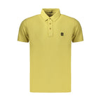 Yellow Cotton Men's Polo