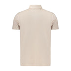 Beige Cotton Men's Polo Shirt
