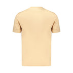 Beige Cotton Men's T Shirt
