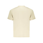 Beige Cotton Mens T-Shirt