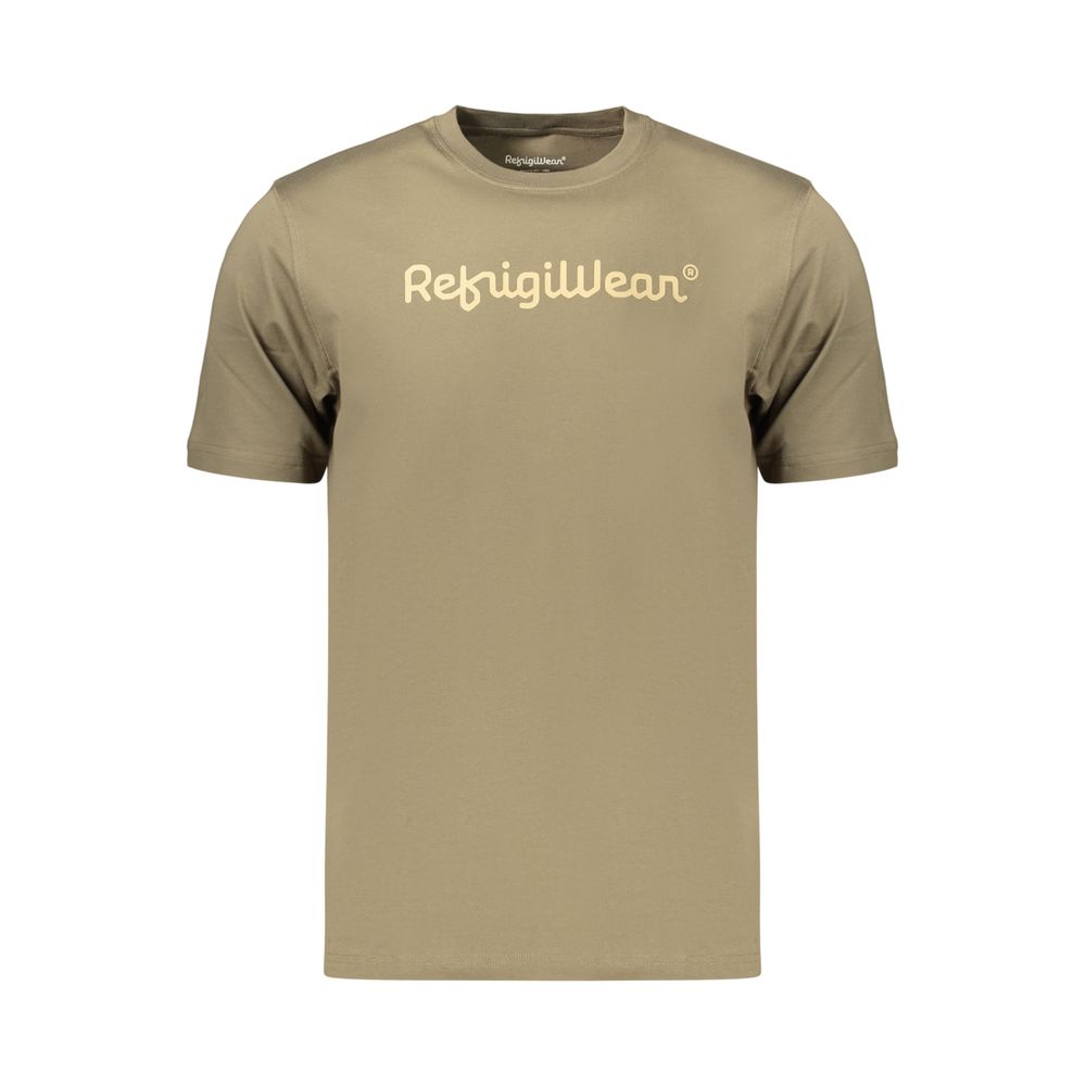 Green Cotton Men's T-Shirt