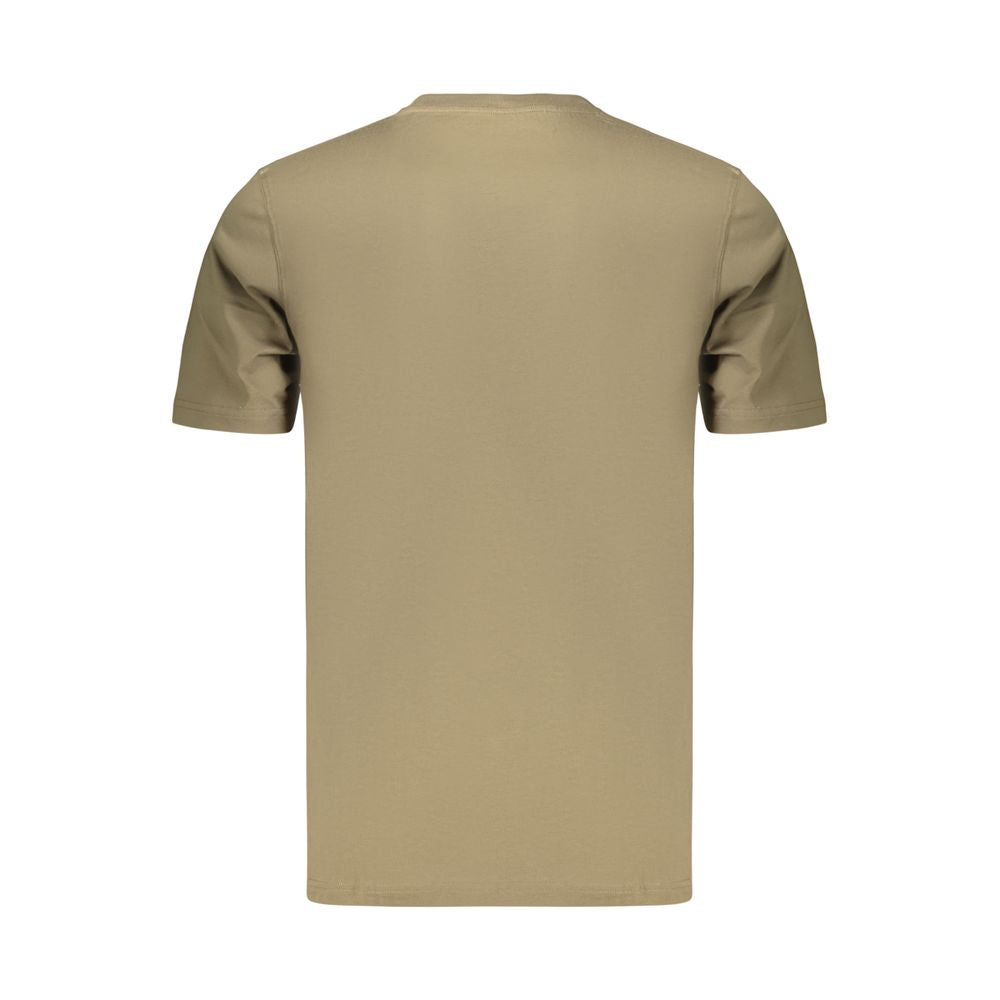 Green Cotton Men's T-Shirt